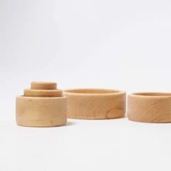 Grimm's | Stacking Bowls Natural -MILKTOOTH Sales Grimms Stacking Bowls Natural 2