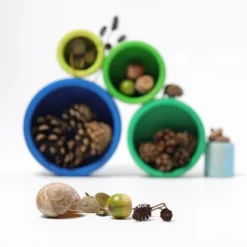 Grimm's | Stacking Bowls Ocean -MILKTOOTH Sales Grimms Stacking Bowls Ocean 5