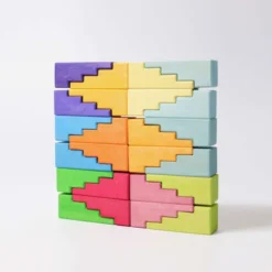 Grimm's | Stepped Roofs | Rainbow 12 Grimm's | Stepped Roofs | Rainbow -MILKTOOTH Sales Grimms Stepped Roofs Rainbow 5