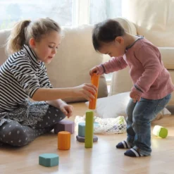 Grimm's | Tree Slices | 16 Blocks -MILKTOOTH Sales Grimms Tree Slices 3