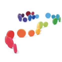 Grimm's | Rainbow Coins -MILKTOOTH Sales Grimms Wooden Rainbow Coins 7