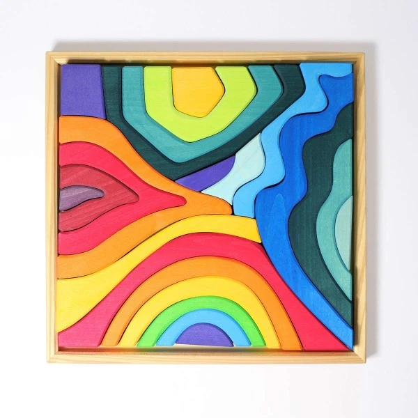 Grimm's | Four Elements Puzzle Large | Building Set 3 Grimm's | Four Elements Puzzle Large | Building Set