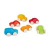 Grimm's | Coloured Wooden Cars | 6 Pieces -MILKTOOTH Sales Grimms coloured wooden car set 6 pieces