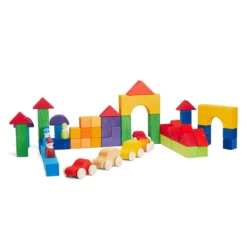 Grimm's | Coloured Wooden Cars | 6 Pieces -MILKTOOTH Sales Grimms coloured wooden car set 6 pieces 3