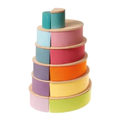 Grimm's | Semi Circles Natural -MILKTOOTH Sales Grimms Semi Circle natural timber 2