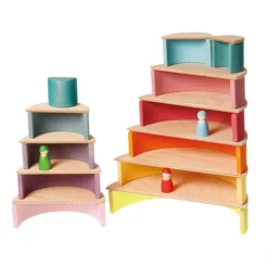 Grimm's | Semi Circles Natural -MILKTOOTH Sales Grimms Semi Circle natural timber 4