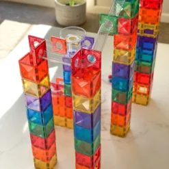 Connetix Tiles | 92 Piece Rainbow Ball Run 17 Connetix Tiles | 92 Piece Rainbow Ball Run -MILKTOOTH Sales IMG 6449 scaled