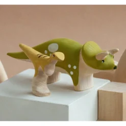 Iz Vetvey | Wooden Dinosaur Velociraptor -MILKTOOTH Sales Iz Vetvey Dinosaurs Triceratops Velociraptor 1eadf639 5249 46c2 afed 54b13eebf33a