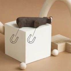 Iz Vetvey | Wooden Bear -MILKTOOTH Sales Iz Vetvey Hippo with magnets 863e6209 ef80 4982 a836 1bca81b2b29e