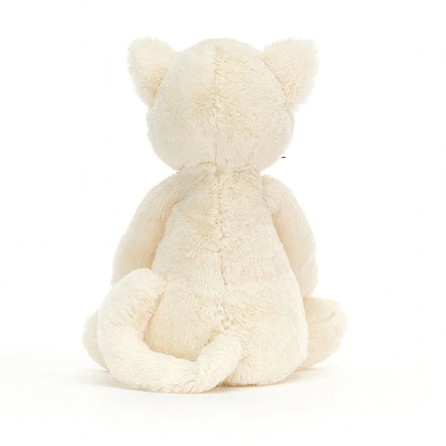 Jellycat | Bashful Cream Kitten Medium 5 Jellycat | Bashful Cream Kitten Medium - Image 3
