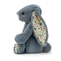 Jellycat | Blossom Bashful Bunny Medium Dusky Blue -MILKTOOTH Sales Jellycat Blossom Bashful Bunny Medium Dusky Blue 2