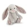 Jellycat | Blossom Bashful Bunny Small Silver 1 Jellycat | Blossom Bashful Bunny Small Silver -MILKTOOTH Sales Jellycat Blossom Bashful Bunny Small Silver