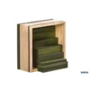KAPLA | Wooden Building Planks | 40 Squares | Green -MILKTOOTH Sales KAPLA wooden building planks 40 squares green