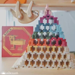 KAPLA | Wooden Building Planks | 40 Squares | Red -MILKTOOTH Sales KAPLA wooden building planks Kissenwonderlad for Milk Tooth 2 96910461 8b2a 4dec a3c3 7098b68dba94