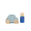 Lubulona | Car In Grey With Dark Blue Figure -MILKTOOTH Sales Lubulona Car Grey Dark Blue Figure