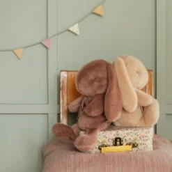 Maileg | Plush Bunny Cream Peach -MILKTOOTH Sales Maileg Bunny Plush Cream Peach Nougat