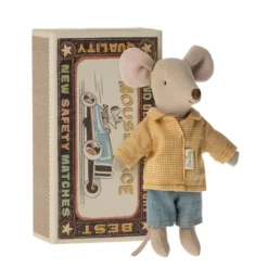 Maileg | Mouse Big Brother In Matchbox -MILKTOOTH Sales Maileg Mouse Big Brother in Matchbox