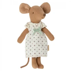 Maileg | Mouse Big Sister Brown In Matchbox -MILKTOOTH Sales Maileg Mouse Big Sister Brown in Matchbox 3