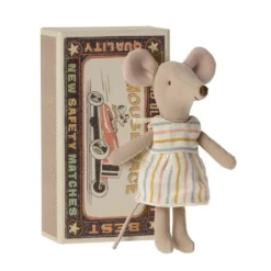 Maileg | Mouse Big Sister In Matchbox 9 Maileg | Mouse Big Sister In Matchbox -MILKTOOTH Sales Maileg Mouse Big Sister in Matchbox
