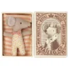 Maileg | Mouse Sleepy-Wakey Baby In Box Rose -MILKTOOTH Sales Maileg Mouse Sleepy Wakey Baby in Box Rose 2