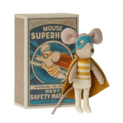 Maileg | Mouse Superhero In Matchbox