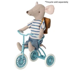 Maileg | Mouse Tricycle Big Brother With Bag -MILKTOOTH Sales Maileg Mouse Tricycle Big Brother With Bag 2