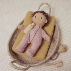 Olli Ella | Doll Basket | Nyla -MILKTOOTH Sales Milk Tooth Olli Ella Dinkum Doll Pyjama Rose Pink Doll Nyla Basket Wooden Bottle 90d21f21 48fc 4ffb 9970 6a95095f59f5