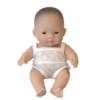 Miniland | Baby Doll 21cm | Asian Boy LAST ONE -MILKTOOTH Sales Miniland 21cm Baby Doll Asian Boy Girl 2
