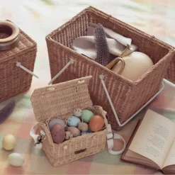 Olli Ella | Casa Bag | Straw -MILKTOOTH Sales Olli Ella Casa Bag Basket Straw 5