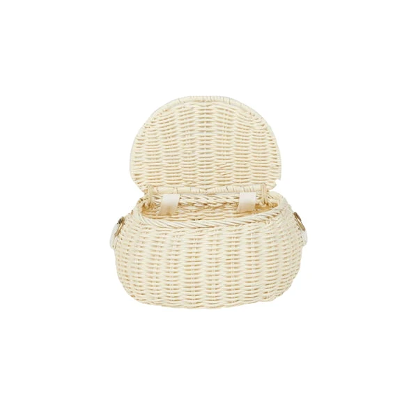 Olli Ella | Minichari Bag | Chalk 5 Olli Ella | Minichari Bag | Chalk - Image 3