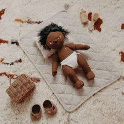 Olli Ella | Strolley Bedding Set | Seafoam -MILKTOOTH Sales Olli Ella Cotton Muslin Bedding Set Seafoam 2