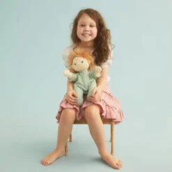 Olli Ella | Dinkum Doll PJs | Ocean 13 Olli Ella | Dinkum Doll PJs | Ocean -MILKTOOTH Sales Olli Ella Daydream Dinkum Doll PJs Ocean on Moppet with girl