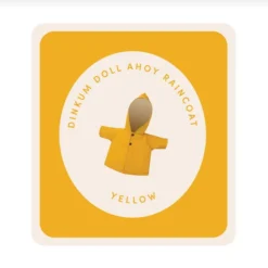 Olli Ella | Dinkum Doll Ahoy Raincoat | Yellow -MILKTOOTH Sales Olli Ella Dinkum Doll Ahoy Raincoat Yellow 2