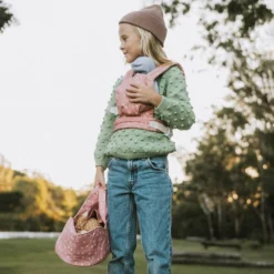 Olli Ella | Dinkum Doll Carry Cot Polka Dot -MILKTOOTH Sales Olli Ella Dinkum Doll Carry Cot Polka Dot 6