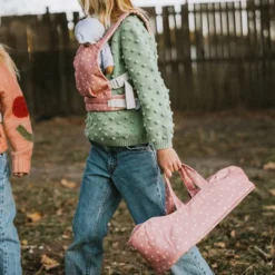 Olli Ella | Dinkum Doll Carry Cot Polka Dot -MILKTOOTH Sales Olli Ella Dinkum Doll Carry Cot Polka Dot 7