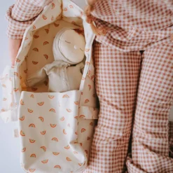 Olli Ella | Dinkum Doll Carry Cot Rainbow -MILKTOOTH Sales Olli Ella Dinkum Doll Carry Cot Rainbow 5