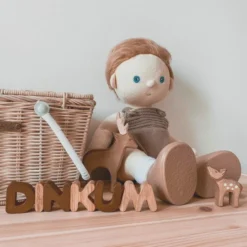 Olli Ella | Piki Basket | Straw -MILKTOOTH Sales Olli Ella Dinkum Doll Poppet Ostheimer Deer Small