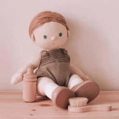 Olli Ella | Dinkum Doll Bottle | Wooden Toy -MILKTOOTH Sales Olli Ella Dinkum Doll Poppet Wooden Hair Brush Bottle