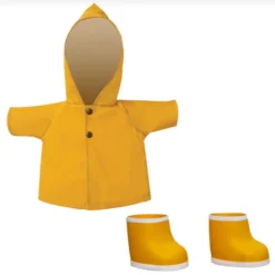 Olli Ella | Dinkum Doll Rainy Play Set | Yellow -MILKTOOTH Sales Olli Ella Dinkum Doll Rainy Play Set Yellow 3