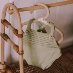 Olli Ella | Dinkum Doll Romper | Sage -MILKTOOTH Sales Olli Ella Dinkum Doll Romper Sage 2