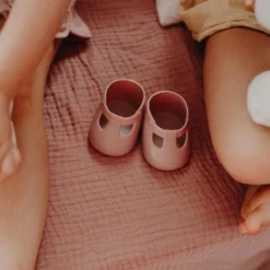 Olli Ella | Dinkum Doll Shoes | Mallow Pink -MILKTOOTH Sales Olli Ella Dinkum Doll Shoes Mallow Pink
