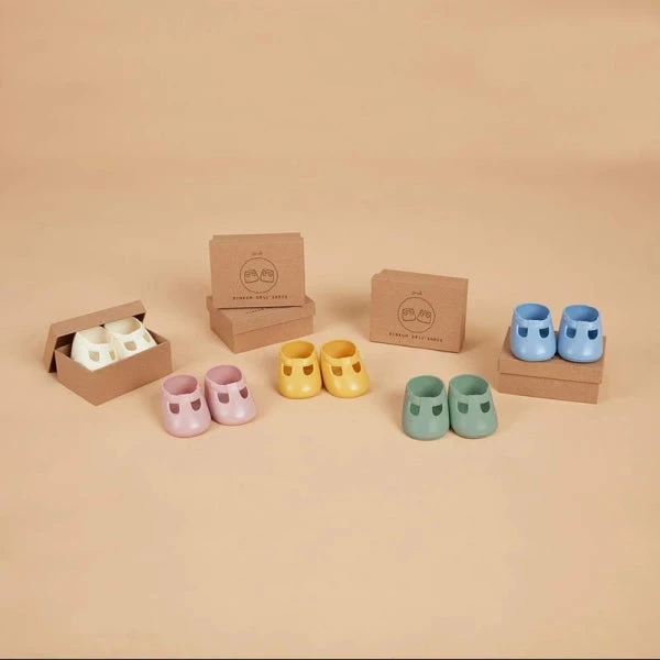 Olli Ella | Dinkum Doll Shoes | Basil Green 8 Olli Ella | Dinkum Doll Shoes | Basil Green - Image 6