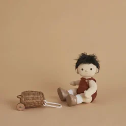 Olli Ella | Doll Luggy Basket | Natural -MILKTOOTH Sales Olli Ella Dinkum Dolls Doll Luggy Basket 5