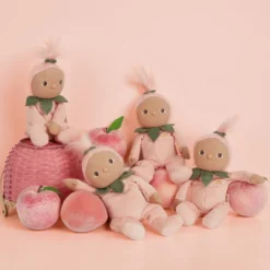 Olli Ella | Dinky Dinkum Peggy Peach -MILKTOOTH Sales Olli Ella Dinky Dinkum Doll Peggy Peach 3