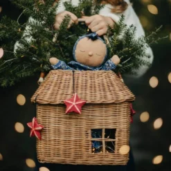 Olli Ella | Holiday Dozy Dinkum Doll | Pie -MILKTOOTH Sales Olli Ella Holiday Dozy Dinkum Pie 5