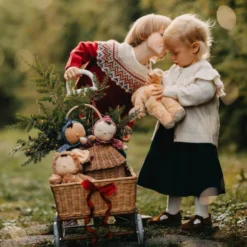 Olli Ella | Holiday Dozy Dinkum Doll | Pie -MILKTOOTH Sales Olli Ella Holiday Dozy Dinkum Pie Pudding Fawny Twiggy Twinkle 3