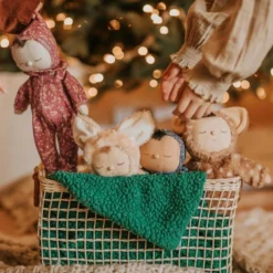 Olli Ella | Holiday Dozy Dinkum Doll | Pudding -MILKTOOTH Sales Olli Ella Holiday Dozy Dinkum Pie Pudding Fawny Twiggy Twinkle 4