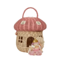 Olli Ella | Rattan Mushroom Basket Musk 12 Olli Ella | Rattan Mushroom Basket Musk -MILKTOOTH Sales Olli Ella Mushroom Basket Musk 3