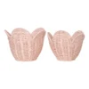 Olli Ella | Rattan Lily Basket Set Of 2 -MILKTOOTH Sales Olli Ella Rattan Lily Basket Set
