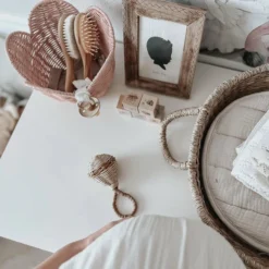 Olli Ella | Rattan Lily Basket Set Of 2 -MILKTOOTH Sales Olli Ella Rattan Lily Basket Set 4